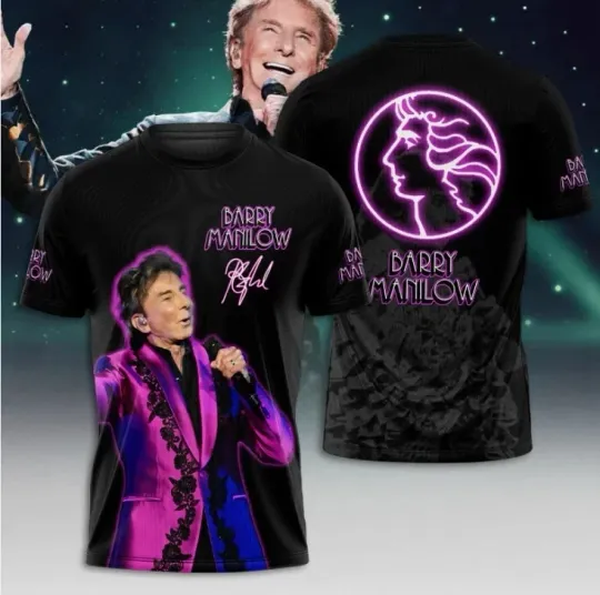 Manilows The Last Concerts Tour 3D T Shirt C607