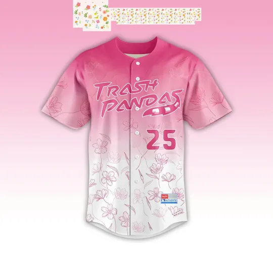 Rocket City Trash Pandas Mothers Day Personalized Baseball Jersey
