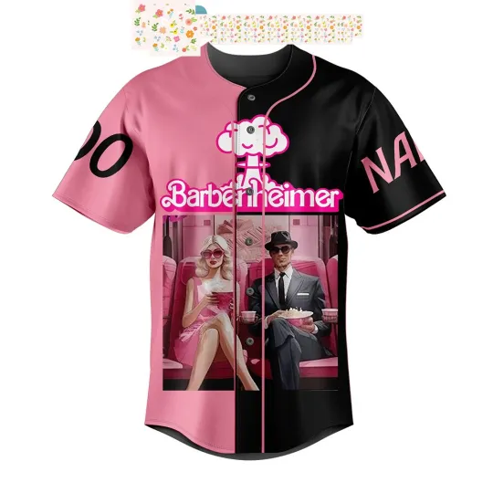 Discover I Survived Barbenheimer 2023 Personalized Baseball Jersey