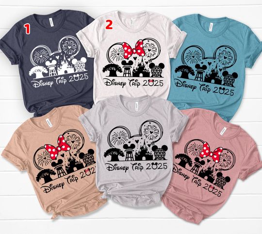 Discover Disney Family Trip 2025 Shirt, Disneyworld Matching Tee, Disney Family Vacation Shirt, Custom Disney Trip Shirt, Disneyland 2025 Shirt