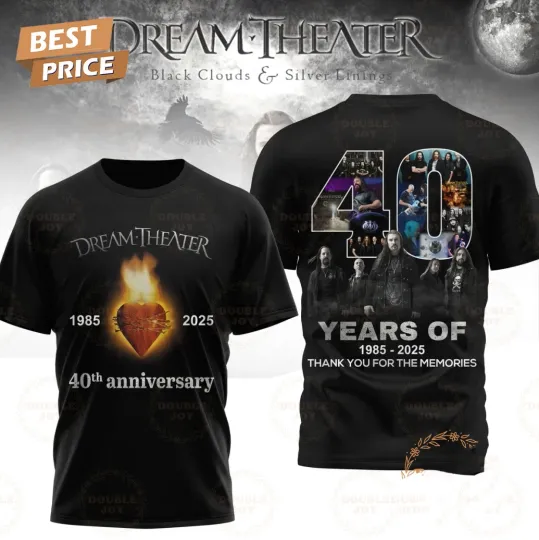 Dream Theater 1985-2025 40th Anniversary T-Shirt