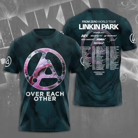 Discover Linkin Park From ZERO World Tour 2025 3D T-Shirt