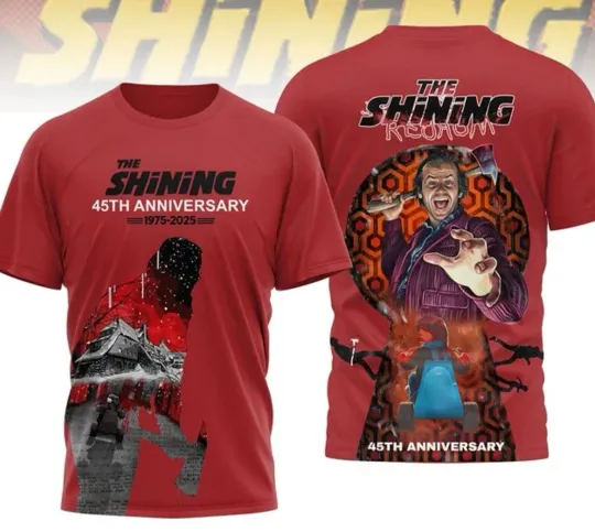 Discover The Shining 45th Anniversary 1975-2025 3D T-Shirt