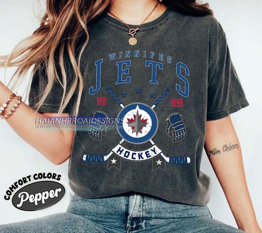 Discover Winnipeg Jets Hockey Comfort Colors T-shirt, Unisex Tee Shirt for Sports Fans, Graphic Sports Tee, Jets  Team Shirt, Hockey Fan