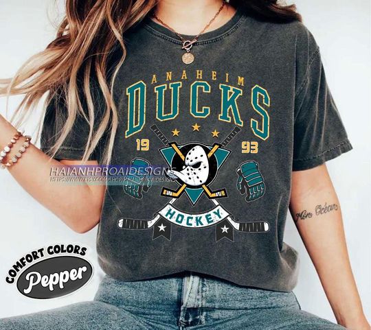 Anaheim Ducks Hockey T-shirt, Shirt for Sports Fans, Sports Tee, Ducks Team Shirt, Hockey Fan