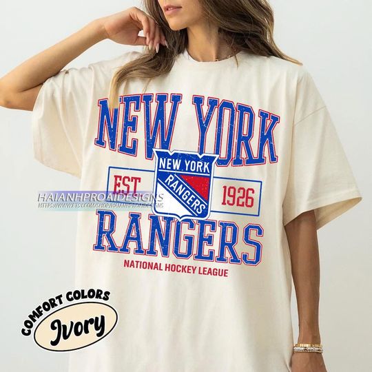 New York Rangers Hockey T-shirt, New York Hockey Gift For Fan