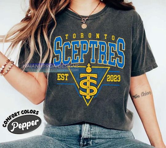 Discover Comfort Colors Vintage Toronto Sceptres T-shirt, Vintage Sceptres T-shirt, Toronto Hockey Women T-shirt, Hockey Women, Sceptres T-shirt