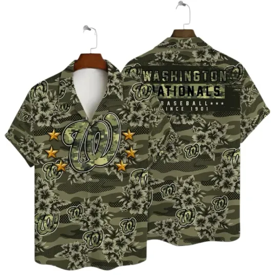 Discover Washington Nationals Baseball Since 1901 Hawaiian Shirt Summer Aloha S-5XL