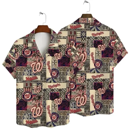 Discover Washington Nationals Summer Breeze Hawaiian Shirt Summer Aloha S-5XL
