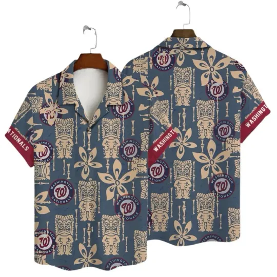 Discover Washington Nationals Island Escape Hawaiian Shirt Summer Aloha S-5XL