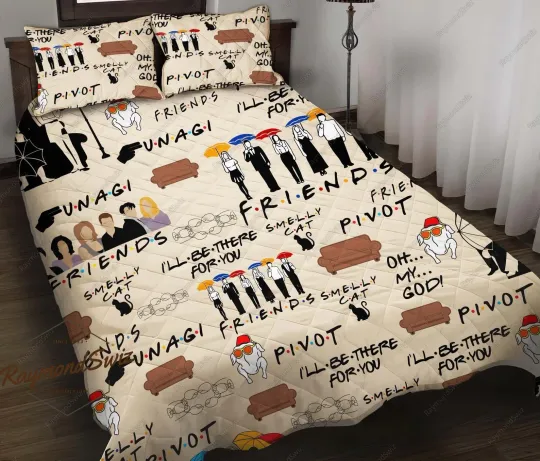 Halloween Friends Tv Series 3D Quilt Bedding Set Best Price All Over Print