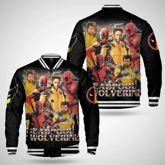Discover Retro Deadpool And Wolverine Let's F*cking Go Deadpool 3 Fans Gift Jacket
