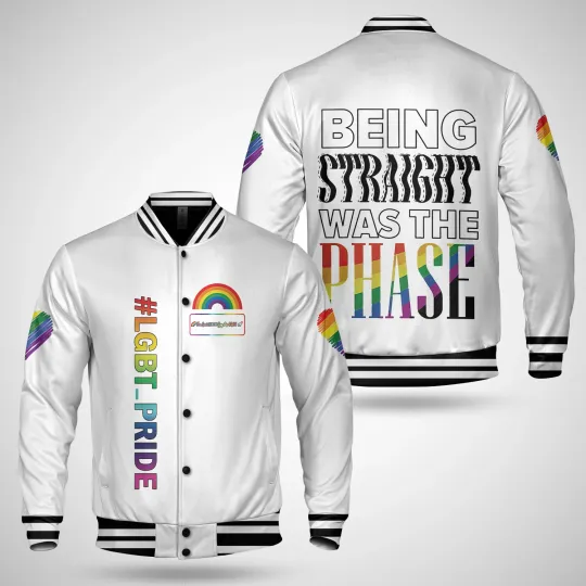 Discover Personalized LGBT Pride Being Straight Was The Phrase Jacket