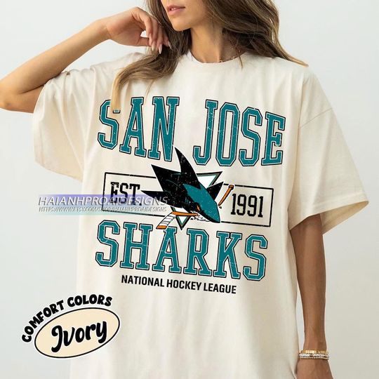 Discover San Jose Sharks Hockey T-shirt, San Jose Hockey Gift For Fan