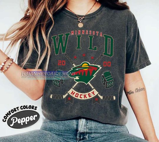 Discover Minnesota Wild Hockey T-shirt, Shirt for Sports Fans, Sports Tee, Wild Team Shirt, Hockey Fan
