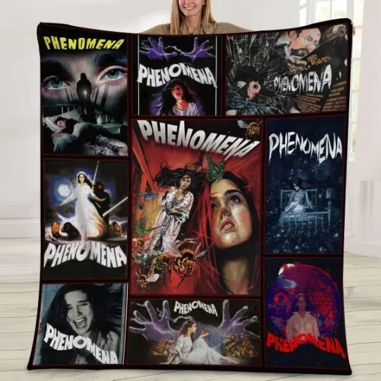 Phenomena 90S Scary Movie Quilts, Halloween Horror Movie Quilt Blanket