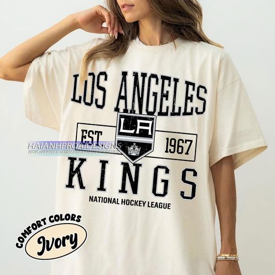 Discover Los Angeles Kings Hockey T-shirt, Los Angeles Hockey Gift For Fan