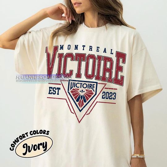 Discover Vintage Montreal Victoire T-shirt, Vintage Victoire T-shirt, Montreal Hockey Women T-shirt, Hockey Women