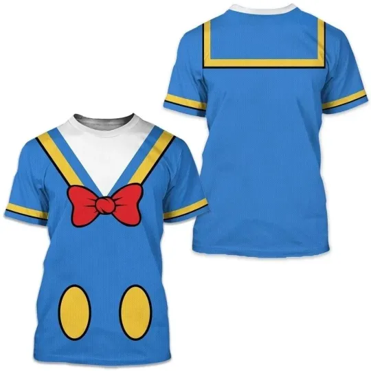Discover Duck Disney 3D Costume Shirt, Halloween Cosplay T-shirt
