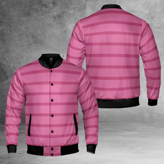 Discover Winnie The Pooh Piglet Cosplay Costume Pink Themed Striped Jacket