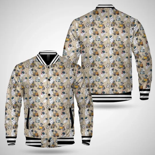 Wall-E and Eve Robots Couple Clean Up The Earth Best Gift For Fan Jacket