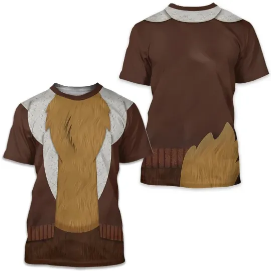 Chip N Dale Chip Rescue Rangers HALLOWEEN COSTUME 3D T Shirt