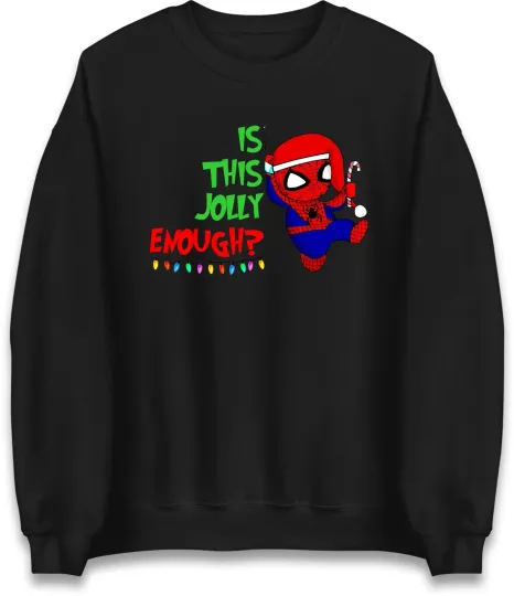 Discover Merry Christmas Spider-Man Spoof Sweatshirt