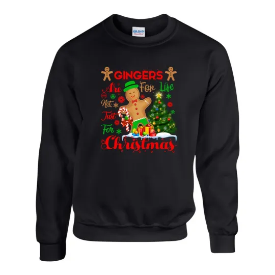 Discover Gingers Are For Life Not Just For Christmas Jumper, Xmas Sweatshirt Unisex Top
