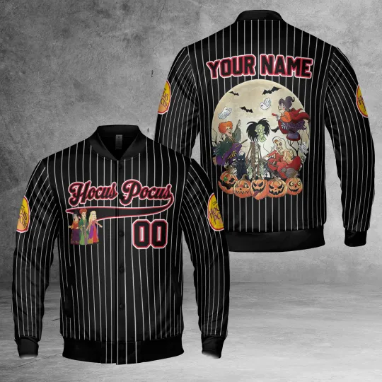 Personalized Sanderson Sisters Hocus Pocus Bad Witches Jacket