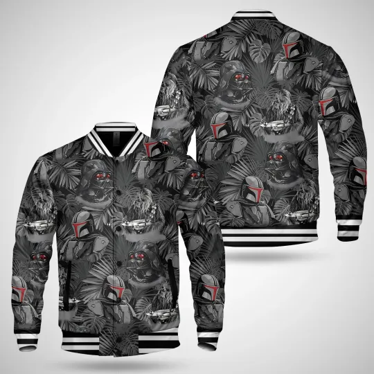 Darth Vader Boba Fett Chewbacca Galaxy's Edge Dark Tropical Jacket