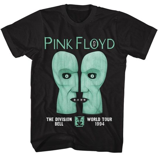 Discover Pink Floyd Division Bell Tour Black T-Shirt