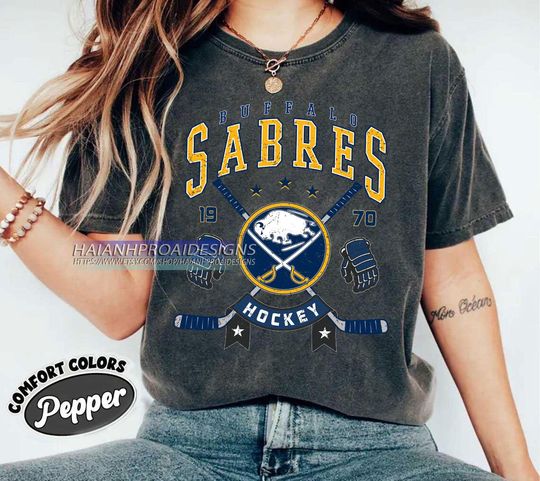 Buffalo Sabres Hockey Shirt, Hockey Tee, Retro Hockey Fan Shirt for Game Day