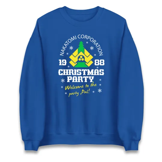 Discover Nakatomi Corporation Christmas Sweatshirt, Welcome Party Xmas Jumper
