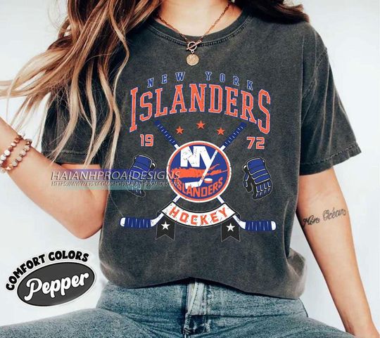 Discover New York Islanders Hockey Shirt, Hockey Tee, Retro Hockey Fan Shirt for Game Day