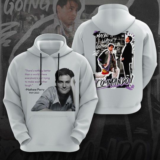 Friends TV Series Hoodie, Chandler Bing Top, TV Show Gifts for Sitcom Lovers, Friends Merchandise, Ross Geller Outfit, Funny Hoodie