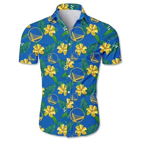 Golden State Basketball Team Wariiorss Hawaiian Shirt Button Down Unisex Adults