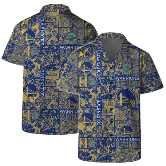 Golden State Basketball Team Wariiorss Hawaiian Shirt Button Down Unisex Adults