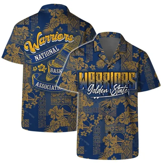 Golden State Basketball Team Wariiorss Hawaiian Shirt Button Down Unisex Adults