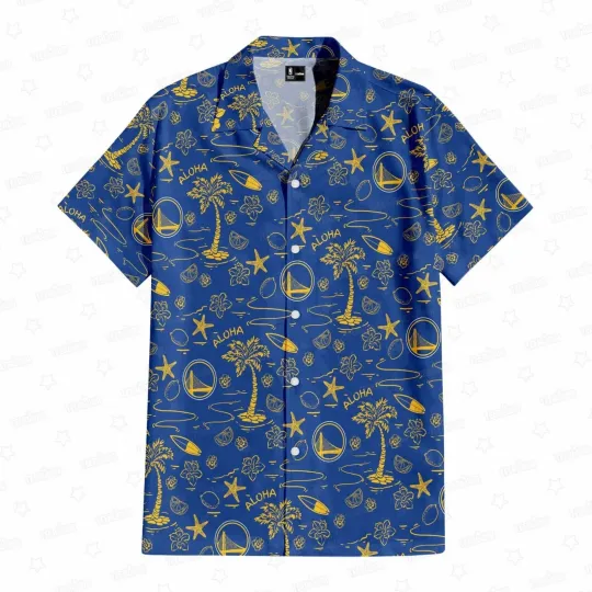 Golden State Basketball Team Wariiorss Hawaiian Shirt Button Down Unisex Adults