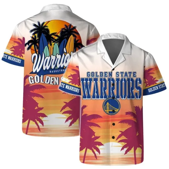 Golden State Basketball Team Wariiorss Hawaiian Shirt Button Down Unisex Adults