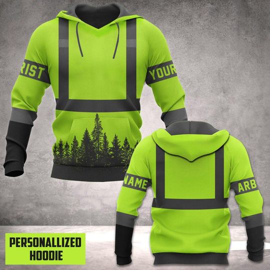 Discover Personalized Arborist 3D Pullover Hoodie, Custom Name Arborist Sweatshirt Hoodie, Arborist Gift for Men and Women, Arborist Lovers Shirt