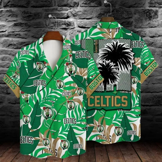 Discover Boston Basketball Team Cellticss Hawaiian Shirt Button Down Unisex Adults, Gift for Fan