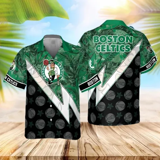 Discover Boston Basketball Team Cellticss Hawaiian Shirt Button Down Unisex Adults, Gift for Fan