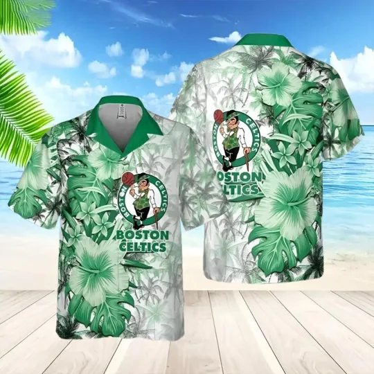 Discover Boston Basketball Team Cellticss Hawaiian Shirt Button Down Unisex Adults, Gift for Fan