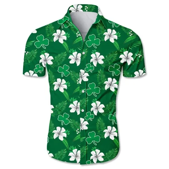 Discover Boston Basketball Team Cellticss Hawaiian Shirt Button Down Unisex Adults, Gift for Fan