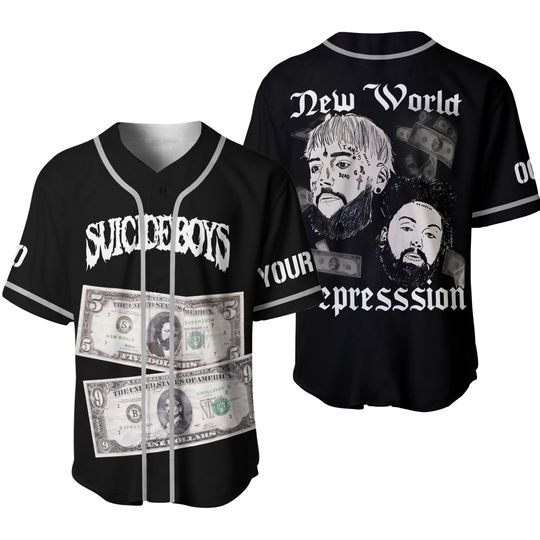 Suicideboys New World Depression Fan Personalized Baseball Jersey, Music Lover Baseball Jersey, Gift For Fan