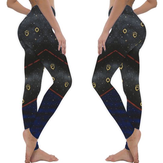 Evie Leggings, Descendants 2 Costume, Evie Cosplay, Disney Cosplay, Disney Leggings, Disney Villain, Run Disney Leggings, Run Disney Costume