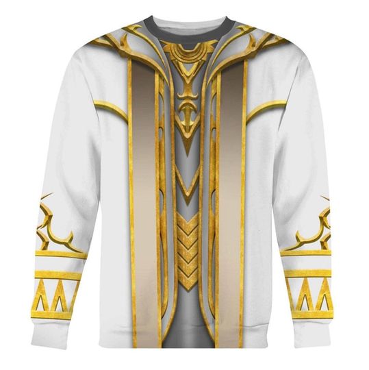 Robe Of The Archmagi Halloween Cosplay Ugly Sweatshirt, D&D Dungeons And Dragons All Over Print, Robe Archmagi Halloween Outfit Costume, Board Game