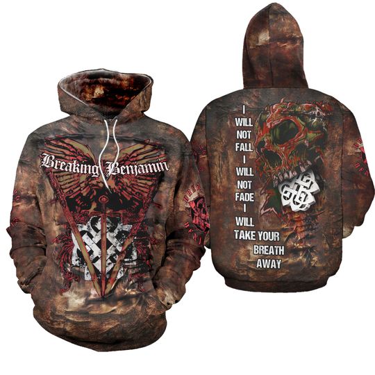 Breaking Benjamin I Will Not Fall I Will Not Fade Hoodie