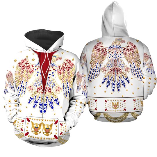 Elvis Presley Costume Hoodie, Elvis The King Of Rock Streetwear Jogger, Rock N Roll Trendy Hoodie , Elvis Presley Merch